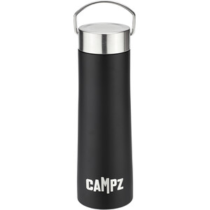 CAMPZ Edelstahl Vakuumflasche 750ml schwarz schwarz