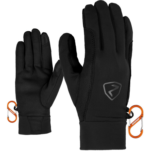Ziener Gysmo Touch Mountaineering Gloves, zwart