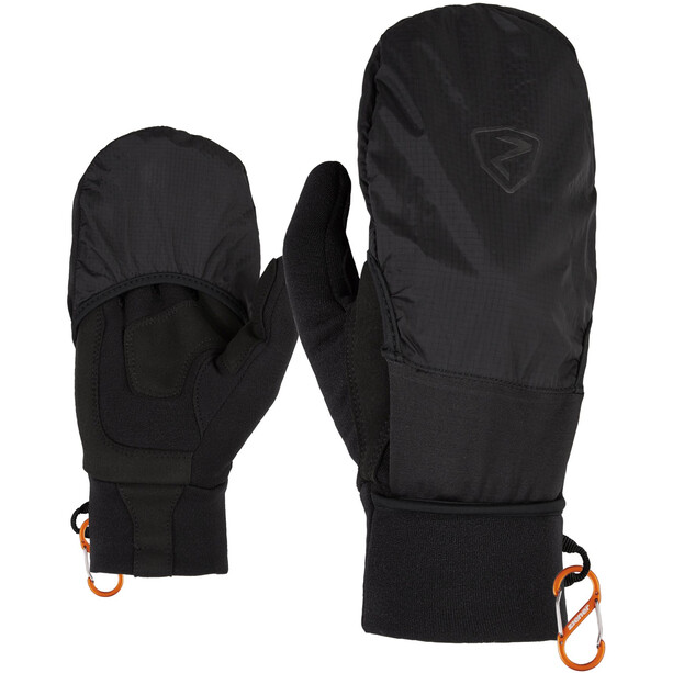 Ziener Gazal Touch Mountaineering Gloves, zwart/grijs