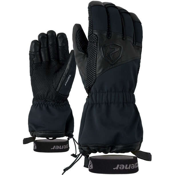 Ziener Grandus AS PR Mountaineering Gloves, zwart