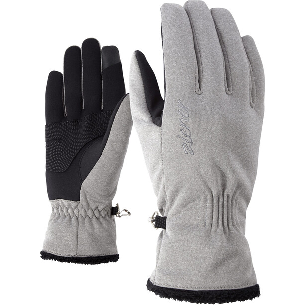 Ziener Ibrana Touch Guantes Multideporte Mujer, gris