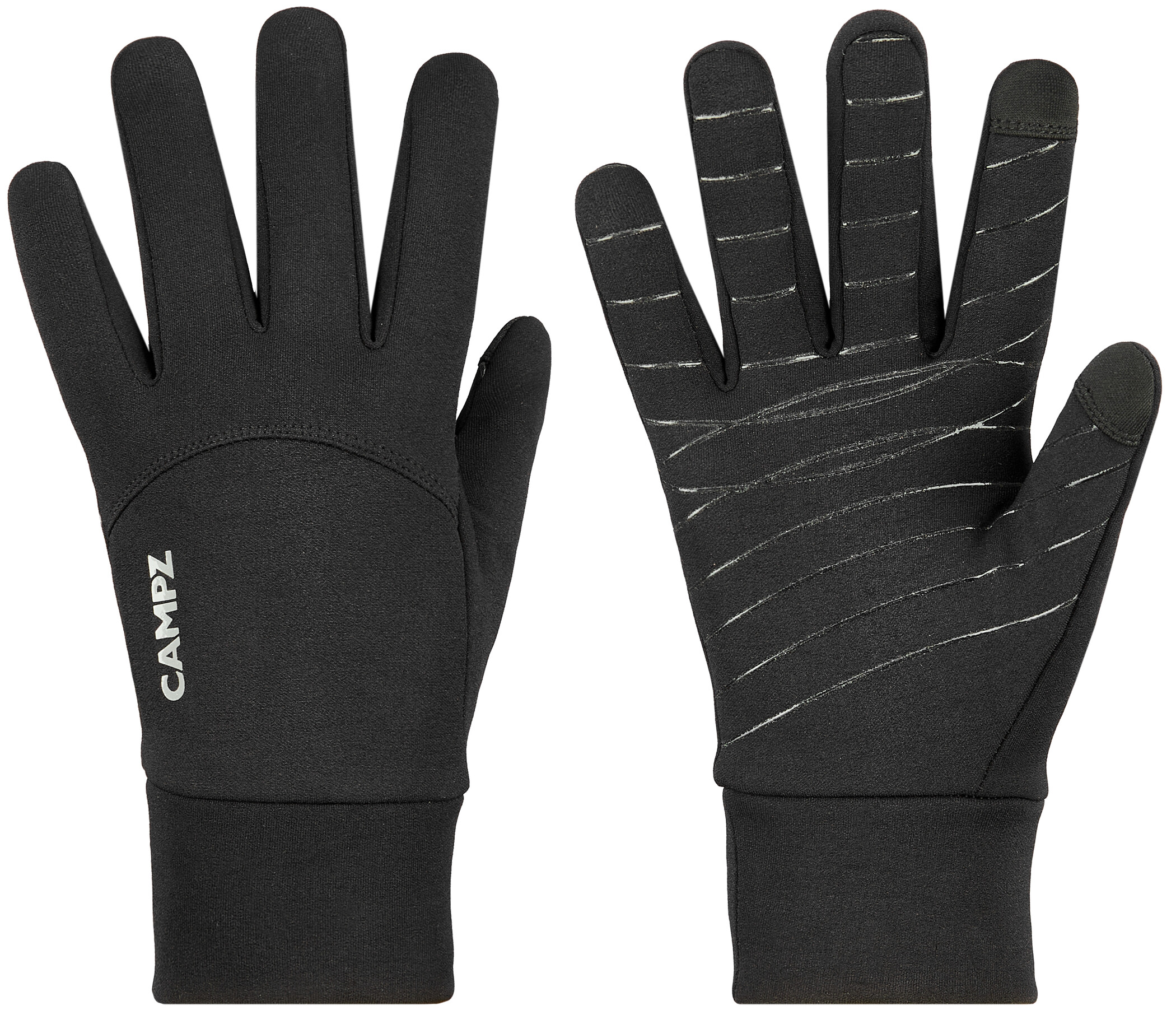 Schwarz Soft Shell Handschuhe Winter Thinsulate Vlies Gefüttert Verstärkt Neu 