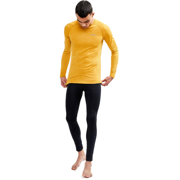 Craft Core Dry Active Comfort Maglietta a maniche lunghe Uomo, giallo