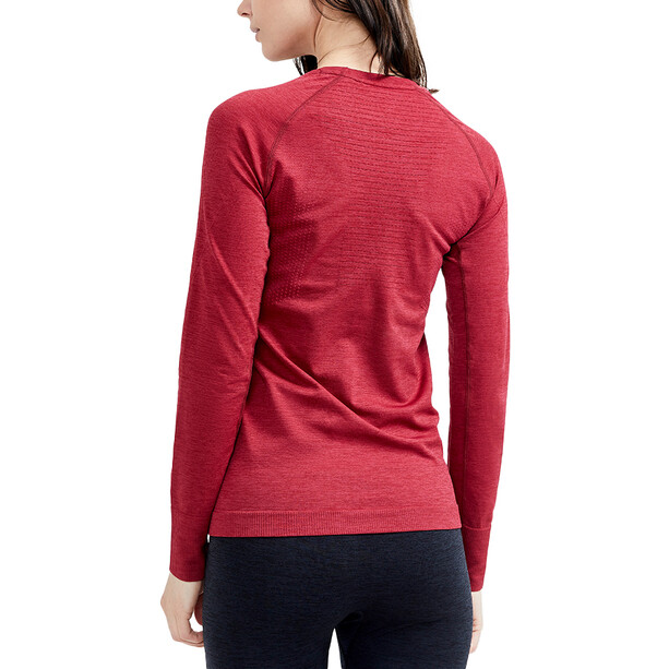 Craft Core Dry Active Comfort Maglietta a maniche lunghe Donna, rosso