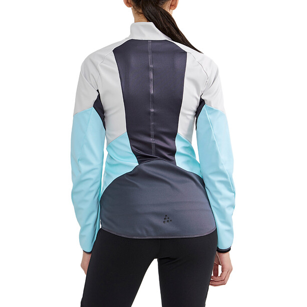 Craft Glide Jas Dames, wit/turquoise