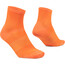 GripGrab Lightweight Airflow Short Socks orange hi-vis