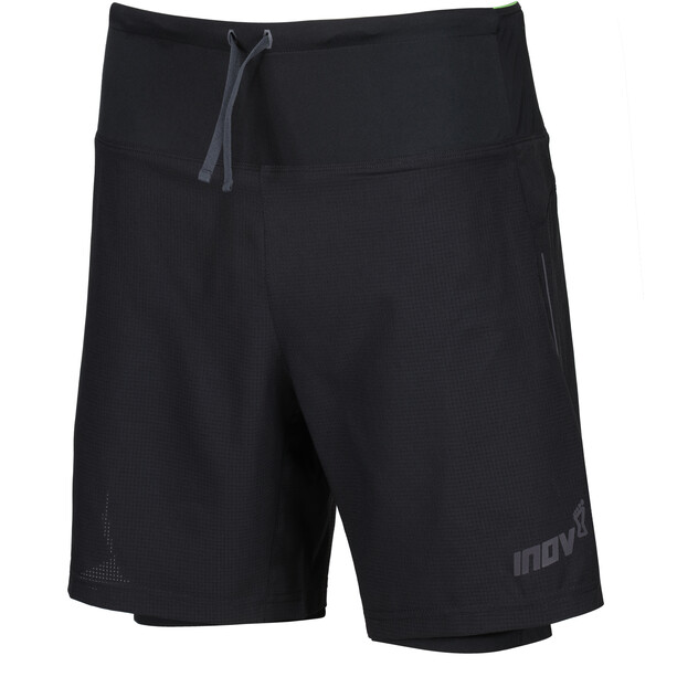 inov-8 TrailFly Ultra 2in1 Shorts 7" Heren, zwart