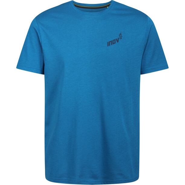 inov-8 Camiseta Graphic SS Logotipo Hombre, azul