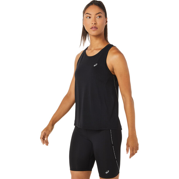asics Race Tanque Mujer, negro