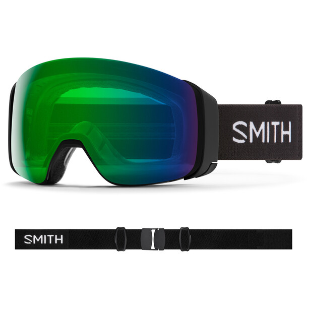 Smith 4D MAG Schutzbrille schwarz/grün