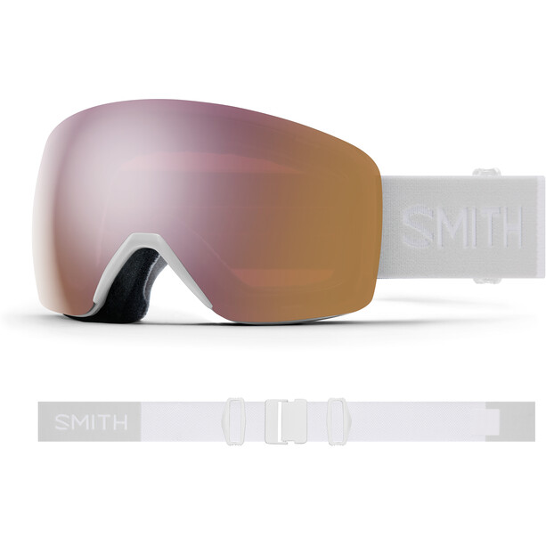 Smith Skyline Schneebrille weiß/pink