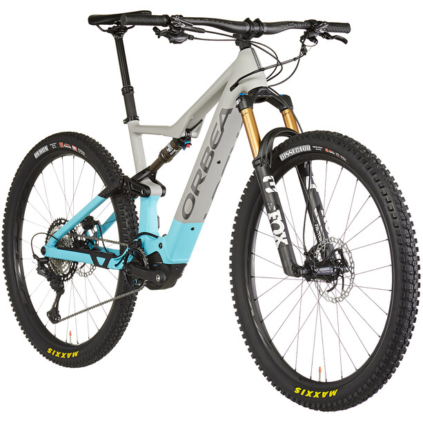 Orbea Rise H10, gris/turquoise