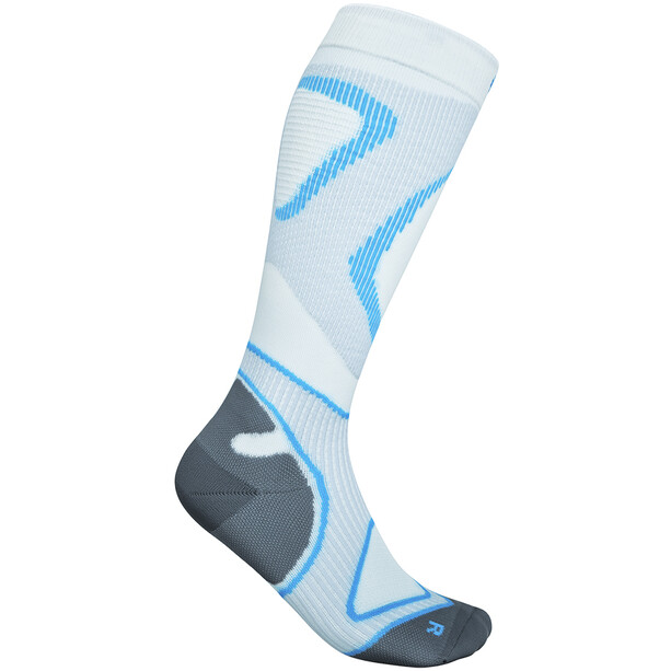 Bauerfeind Run Performance Compression Socks Men, blanco/azul