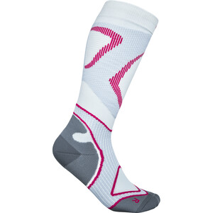 Bauerfeind Run Performance Compression Socken Damen weiß/pink weiß/pink