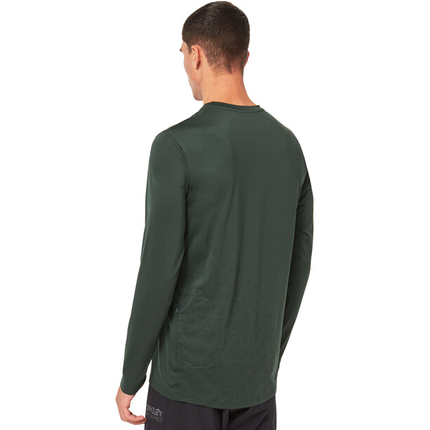 Oakley Berm Maglia jersey a maniche lunghe Uomo, verde