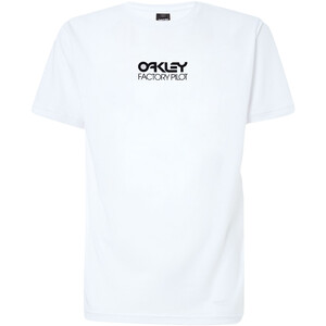 Oakley Everyday Factory Pilot Maillot manches courtes Homme, blanc blanc