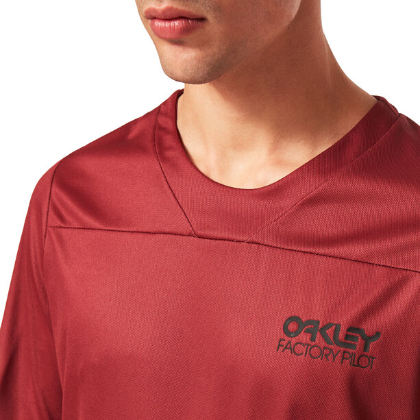 Oakley Factory Pilot Lite MTB Jersey Uomo, rosso