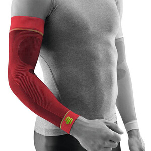 Bauerfeind Sports Compression Manches, rouge rouge