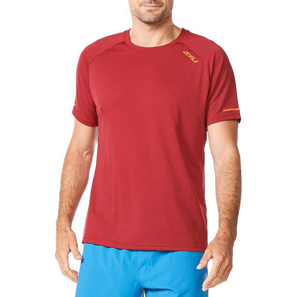 2XU Aero T-shirt manches courtes Homme, rouge