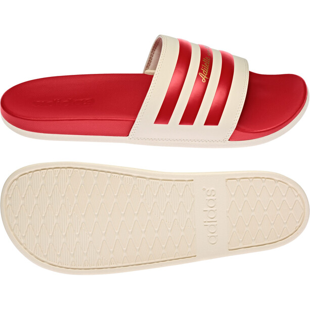 adidas Adilette Comfort Dia's Heren, rood/wit