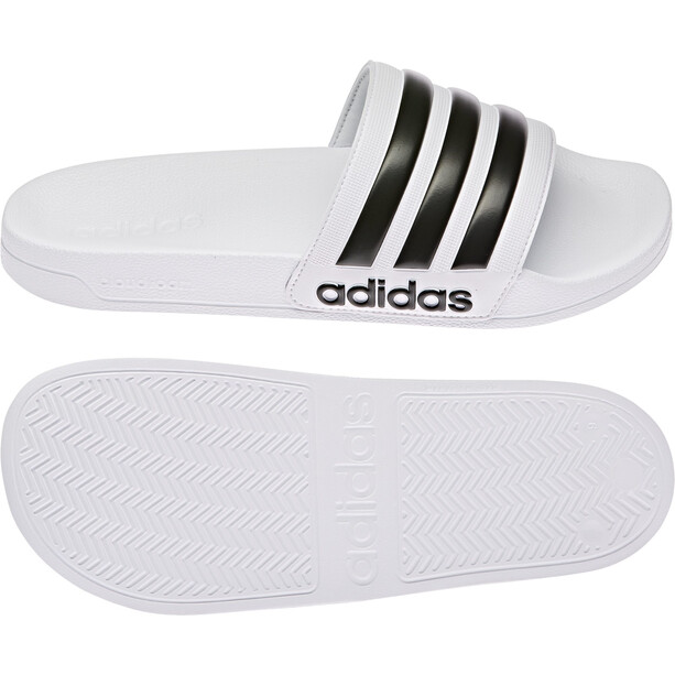 adidas Adilette Shower Sandals footwear white/core black/footwear white/stripes