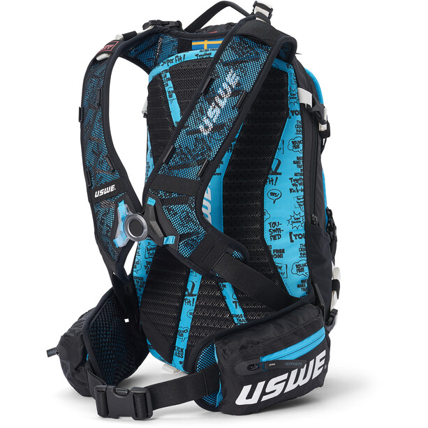 USWE Flow 16 Protector Backpack malmoe blue