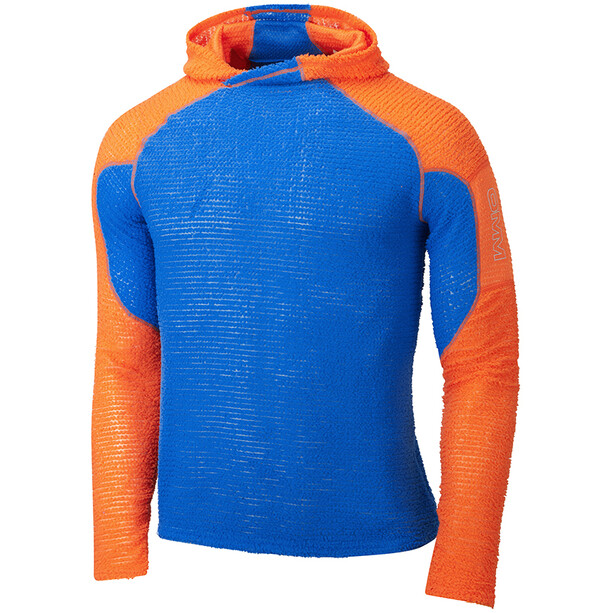 OMM Core Sweat à capuche Homme, bleu/orange