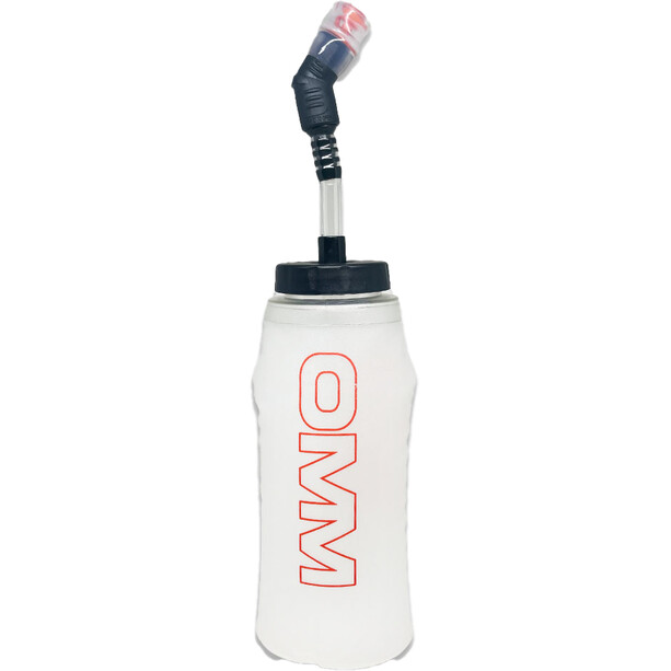 OMM Ultra Flexi Flask 500ml + sugerør Transparent