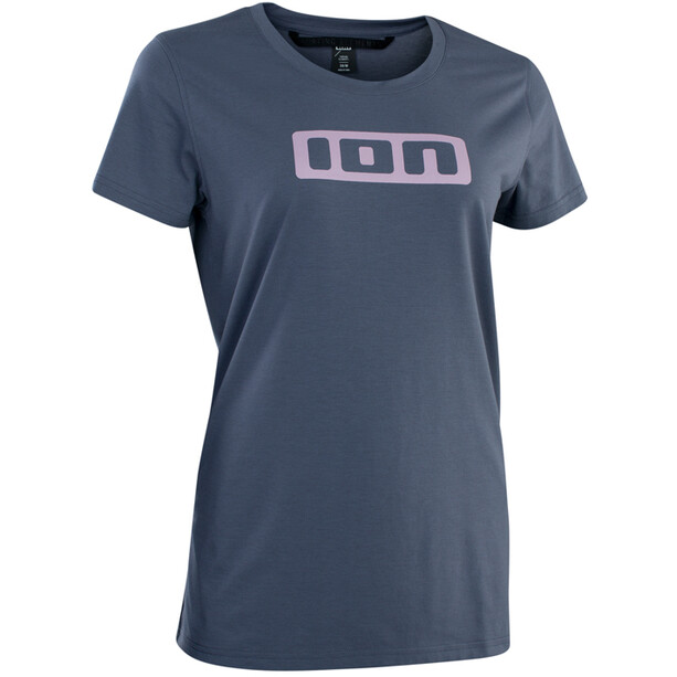 ION DriRelease Camiseta Manga Corta Logotipo Mujer, azul
