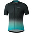 Shimano Team Maillot manches courtes Homme, noir/turquoise