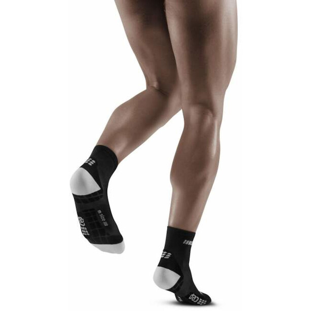 cep Ultralight Calcetines cortos Hombre, negro/gris
