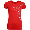 VAUDE Skomer Print T-shirt Femme, rouge