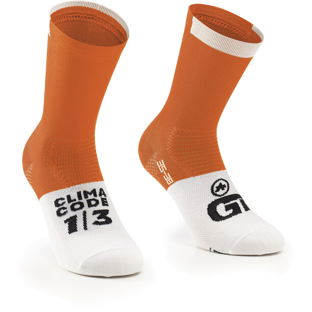ASSOS GT C2 Socken orange