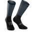 ASSOS GTO Socken grau/schwarz