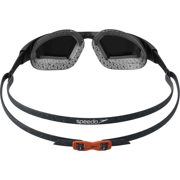 speedo Aquapulse Pro Mirror Occhialini da nuoto, nero/grigio