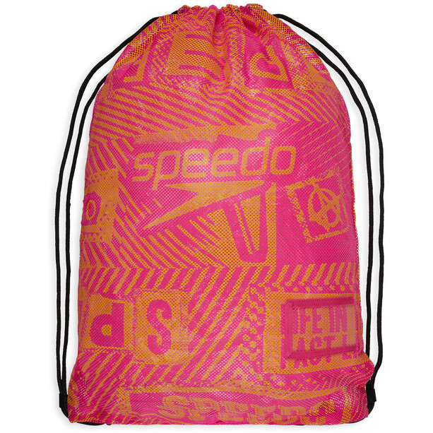 speedo Printed Mesh Tasche orange/pink