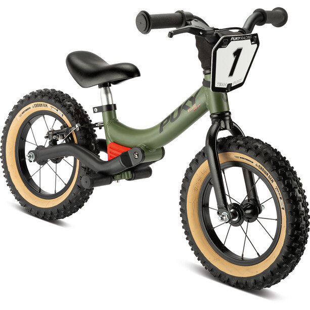 Puky LR Trail Pro Balance Bike Kids olive green/black