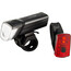 Cube RFR Tour USB CMPT Zestaw oświetlenia rowerowego, czarny