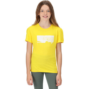 Regatta Bosley V SS Shirt Kinderen, geel geel
