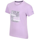 Regatta Bosley V Camiseta SS Niños, violeta