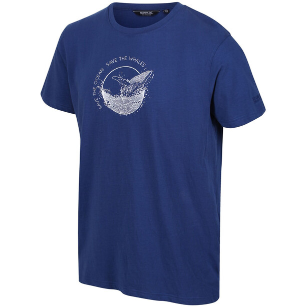 Regatta Cline VI SS Shirt Men, blauw