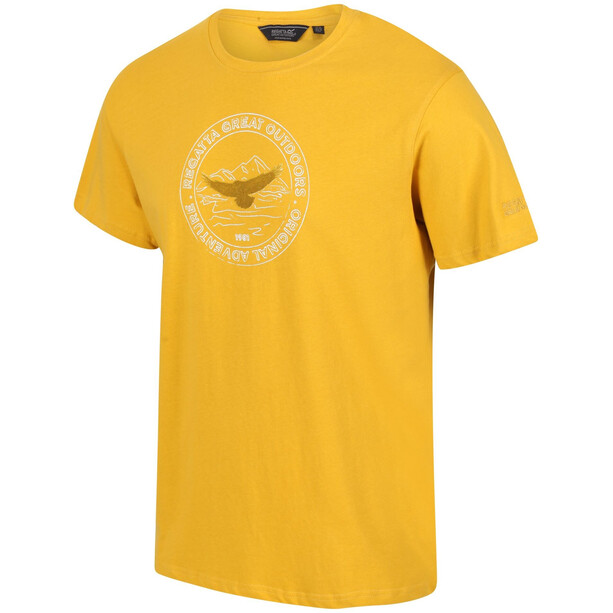Regatta Cline VI SS Shirt Men, geel