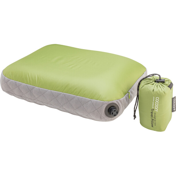 Cocoon Air-Core Pillow Ultralight 28x38cm, verde/gris