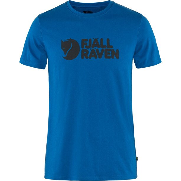 Fjällräven Logo T-Shirt Heren, blauw