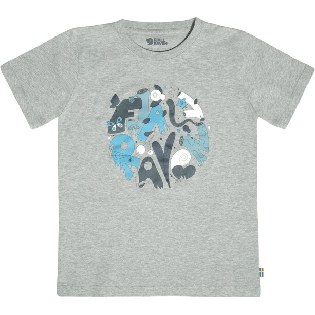 Fjällräven Forest Findings T-Shirt Kinder grau