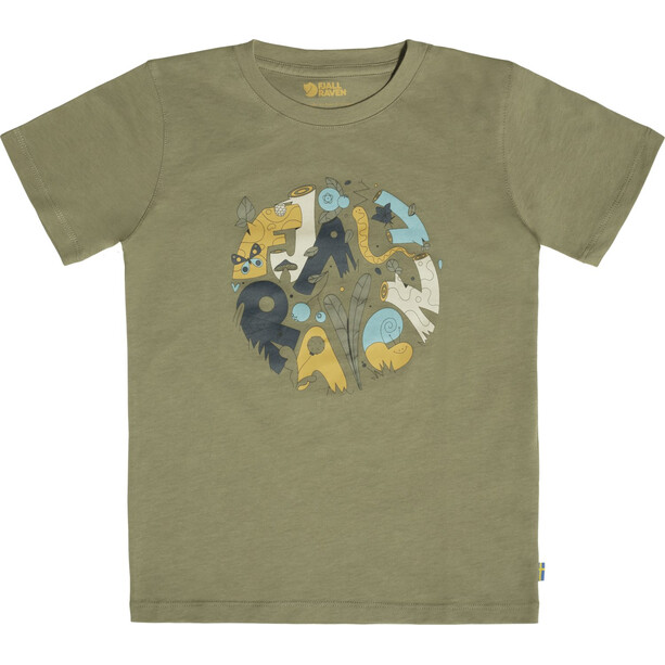 Fjällräven Forest Findings T-shirt Enfant, olive