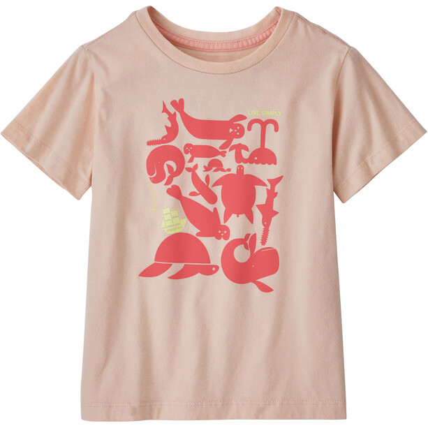 Patagonia Live Simply Organic T-Shirt Kinder pink