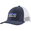 Patagonia Trucker Hat Kids p-6 logo/navy blue