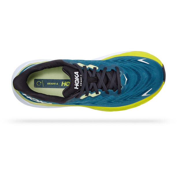 Hoka One One Arahi 6 Running Shoes Men blue graphite/blue coral