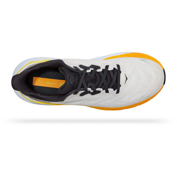 Hoka One One Arahi 6 Zapatos para correr Hombre, blanco/amarillo